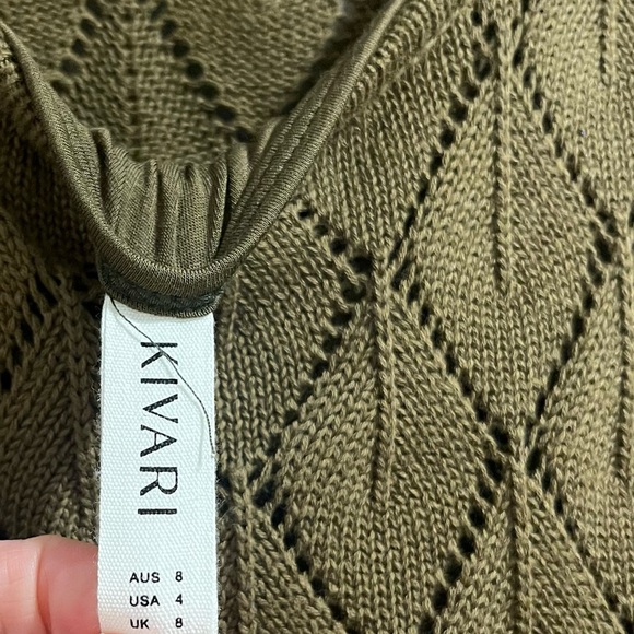 KIVARI | Claudia Knit Maxi Dress - Khaki - Picture 11 of 12